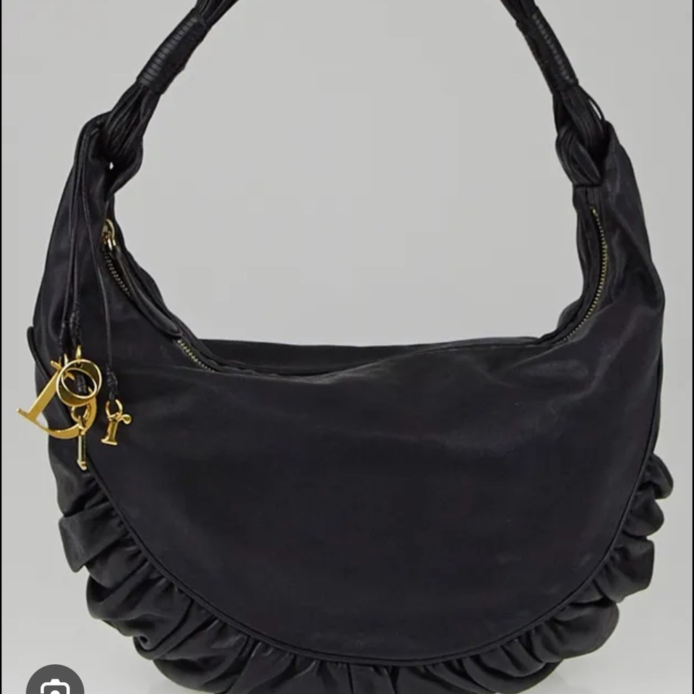 Christian Dior Calfskin Gypsy Hobo Bag